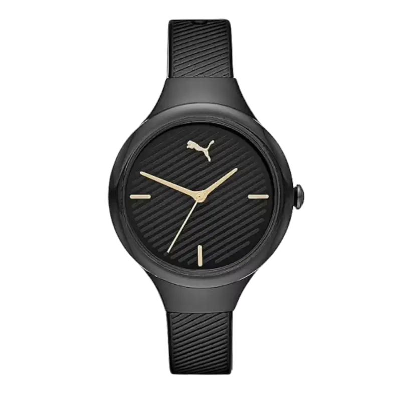Ceas Puma curea silicon, Negru