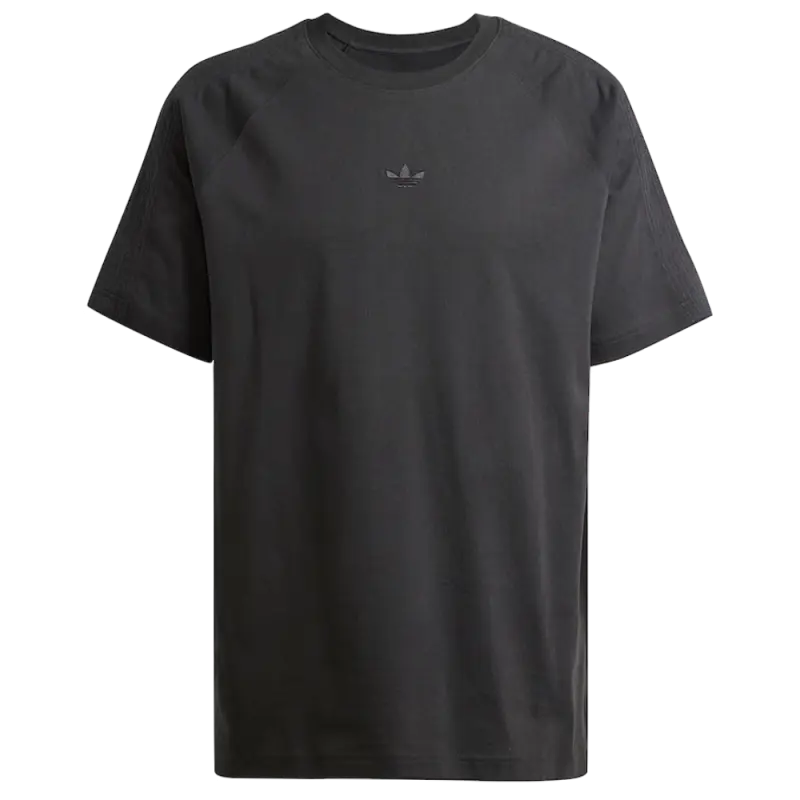Tricou lejer din bumbac adidas, Negru