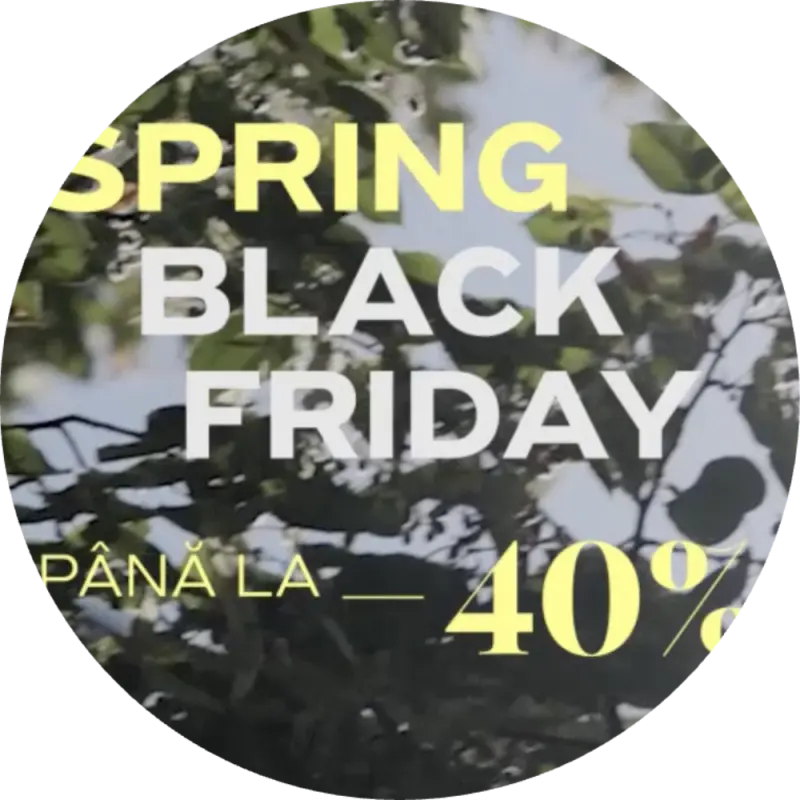 Spring Black Friday - 40% reducere
